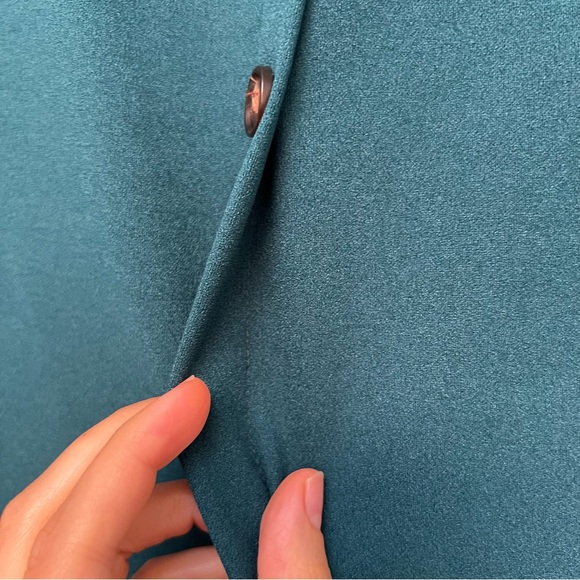 $10 Deals 🤝🔖 SHEIN Green Privé High Waist Button Front Skirt size 12 X large - Picture 5 of 8